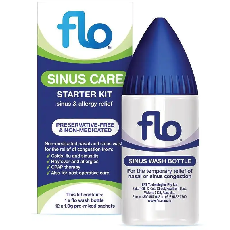 Flo Sinus Care Starter Kit 12 Sachets