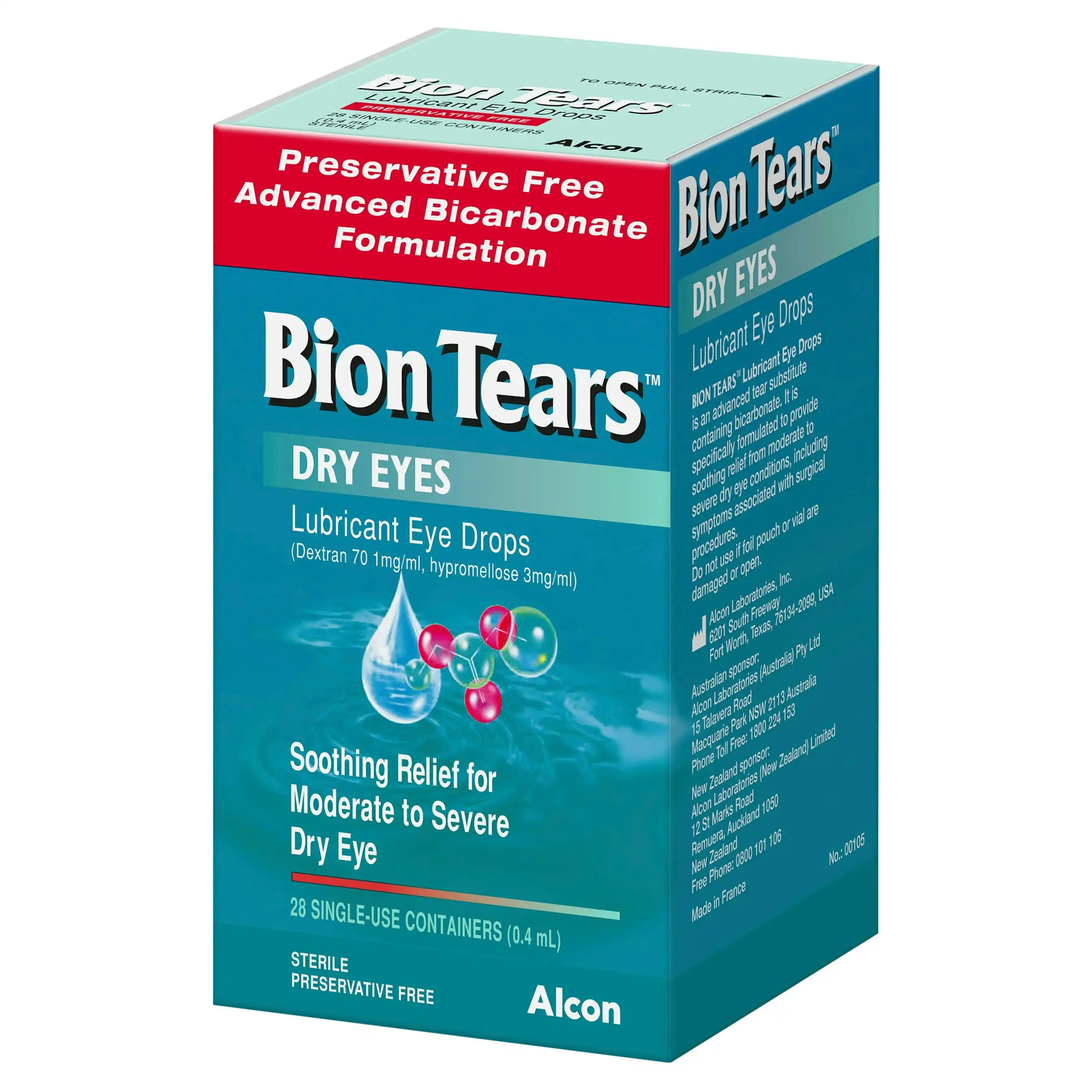 Bion Tears Eye Drop 0.4ml x 28 vials