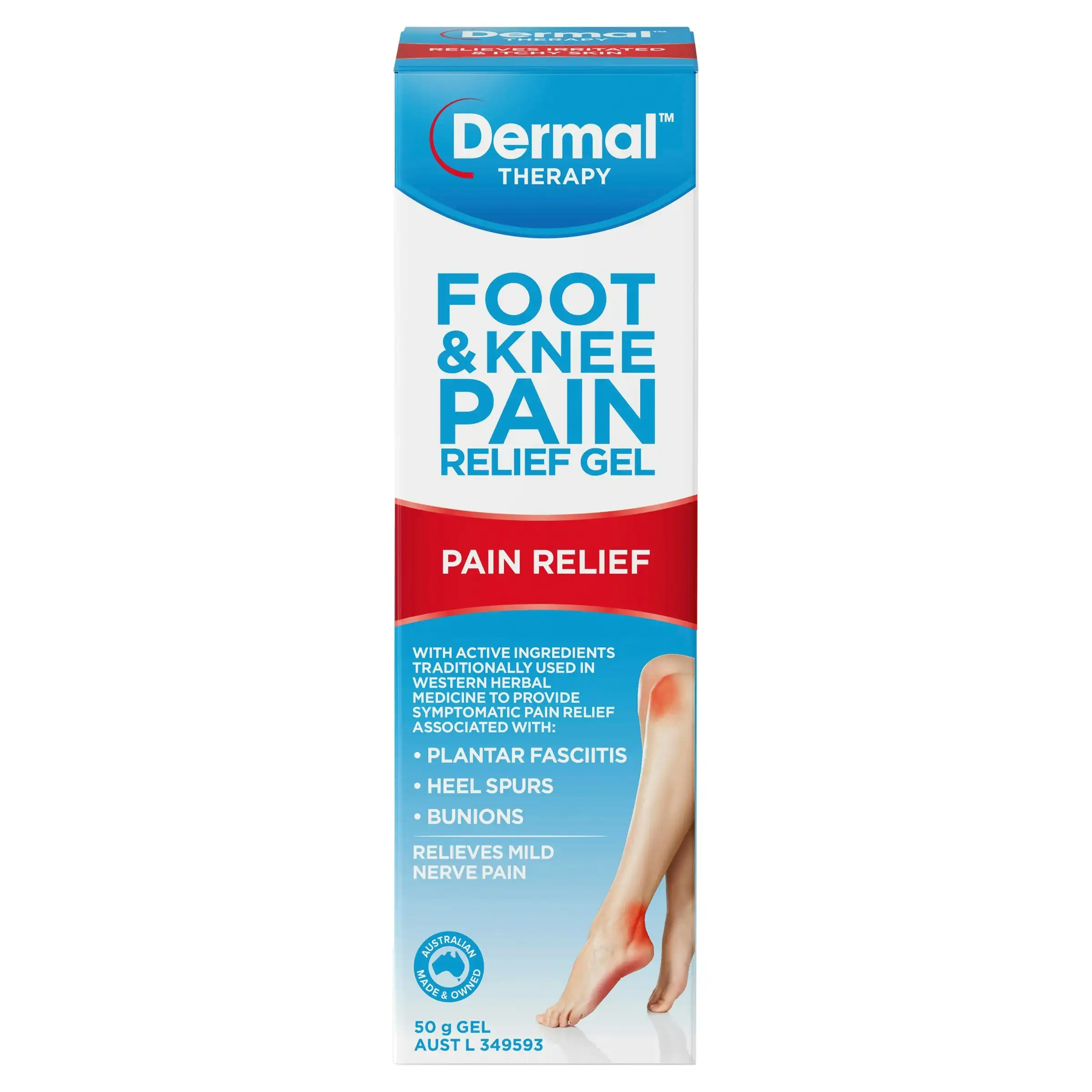 Dermal Therapy Foot & Knee Pain Relief Gel 50g