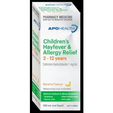 Apohealth CHILD HAYFEVER+ALERGY RELIF 100ML