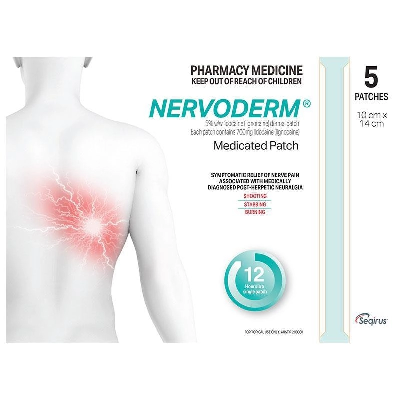 Nervoderm Lignocaine 5 Dermal Patch