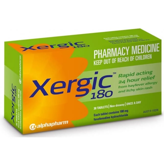 Xergic 180mg 30 Tablets