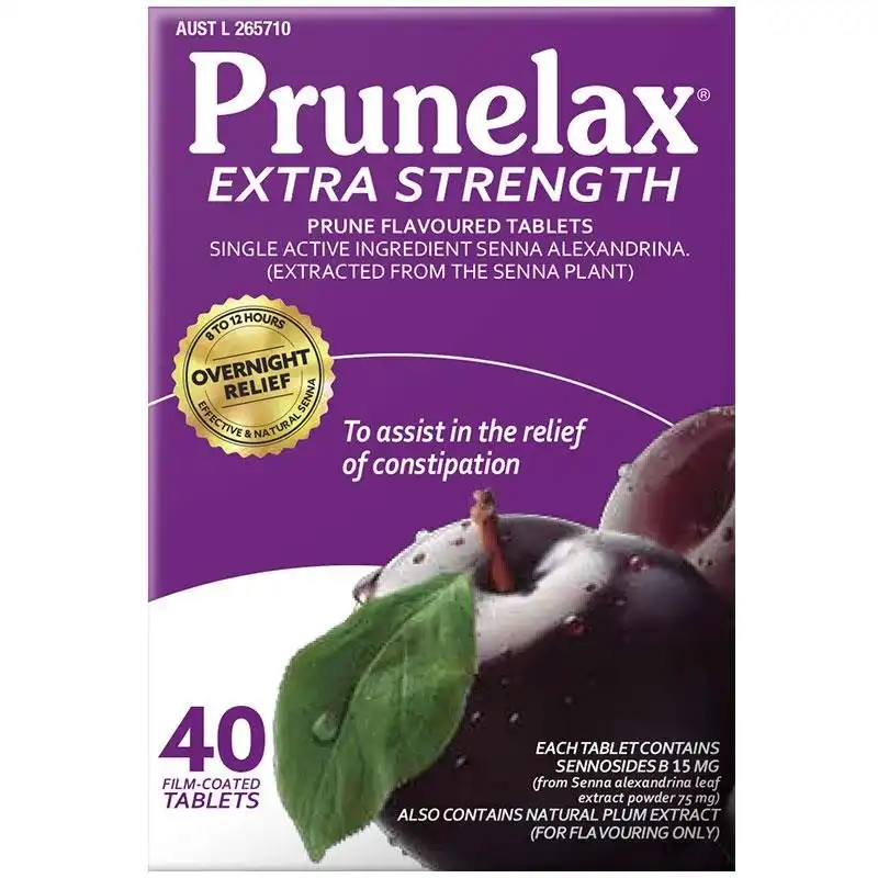 Prunelax Extra Strength 40 Tablets