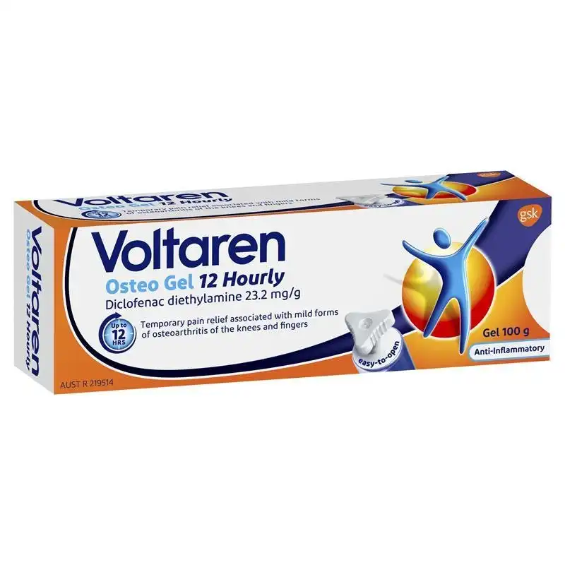 Voltaren Osteo Gel Osteoarthritis 12 Hour Pain Relief 100 g