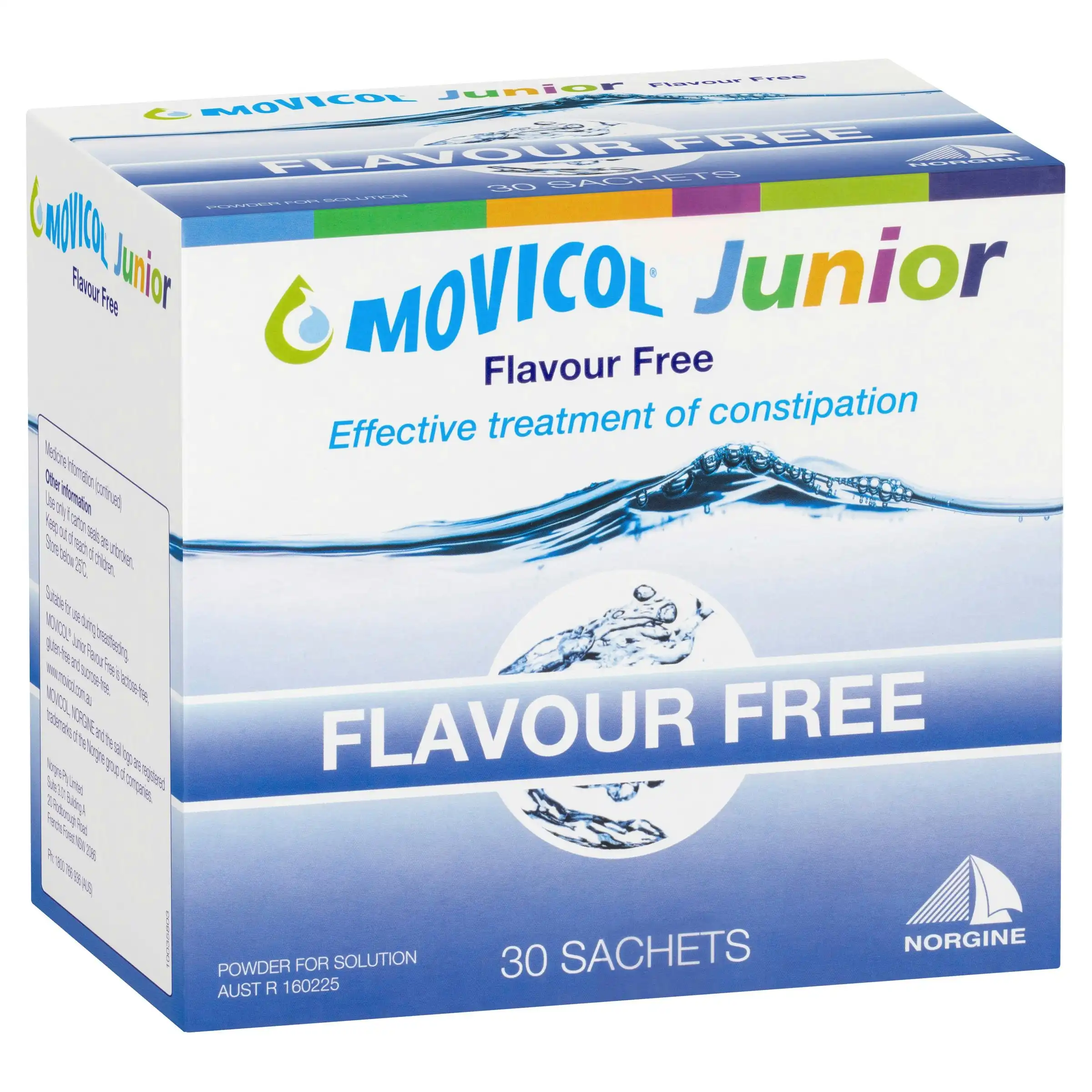 MOVICOL Junior Sachets 6.9g Flavour Free 30