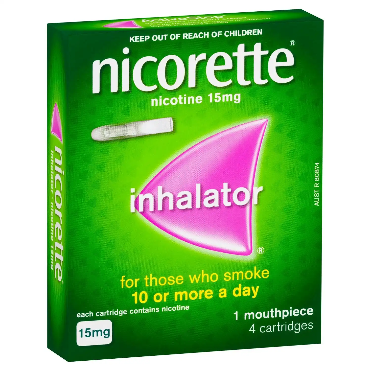 Nicorette Inhalator Inhaler 15mg 4pk