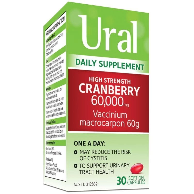 Ural High Strength Cranberry 60000mg 30 Capsules