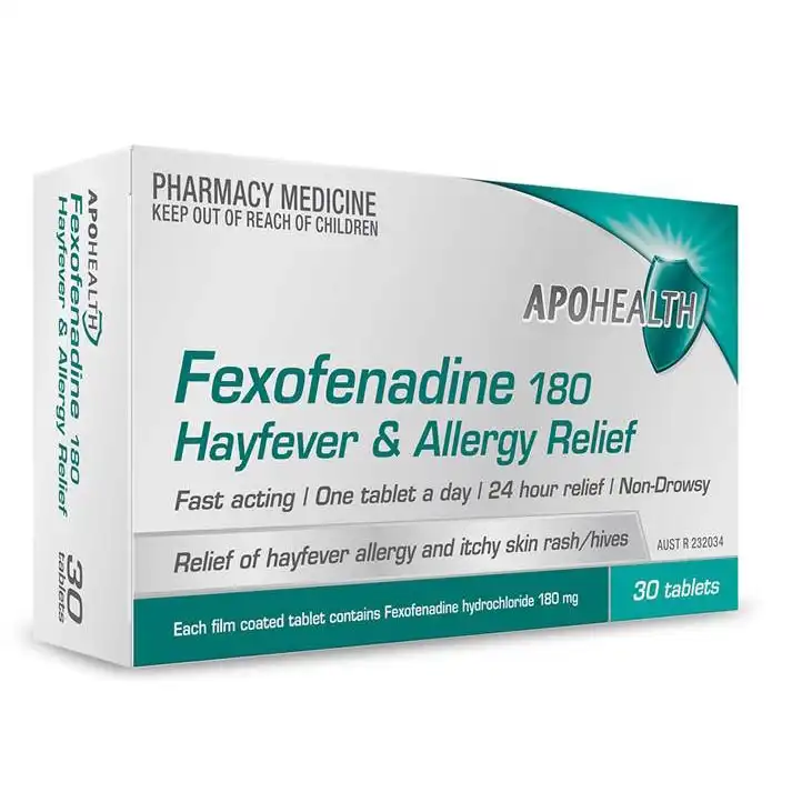 Apohealth Fexofenadine 180mg Tabs 30