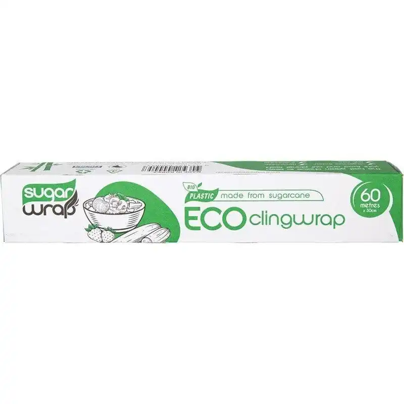 Sugarwrap Eco Clingwrap Made From Sugarcane - 60m X 30cm 1