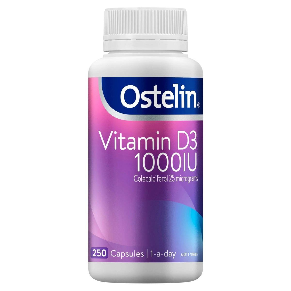 Ostelin Vitamin D3 1000IU 250 Capsules