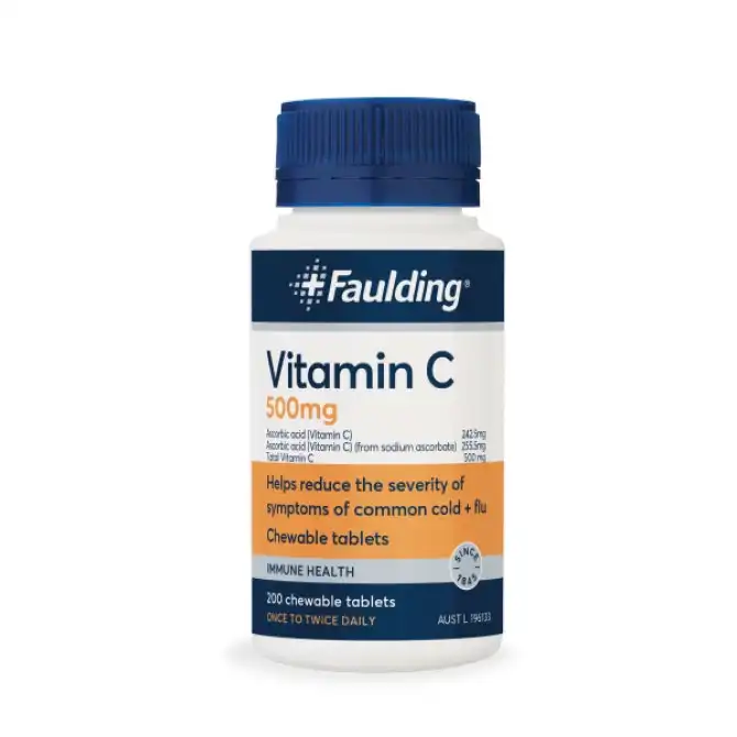 Faulding Remedies Vitamin C 1000mg Chewable 150 Tabs