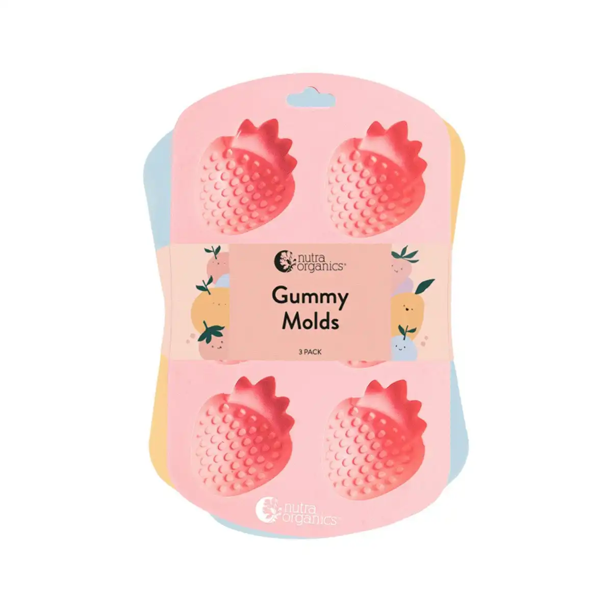 Nutra Organics Gummy Mold x 3 Pack