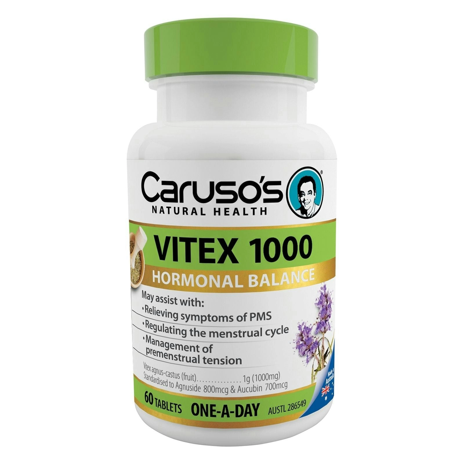 Caruso's Herb Vitex 1000 60 Tablets