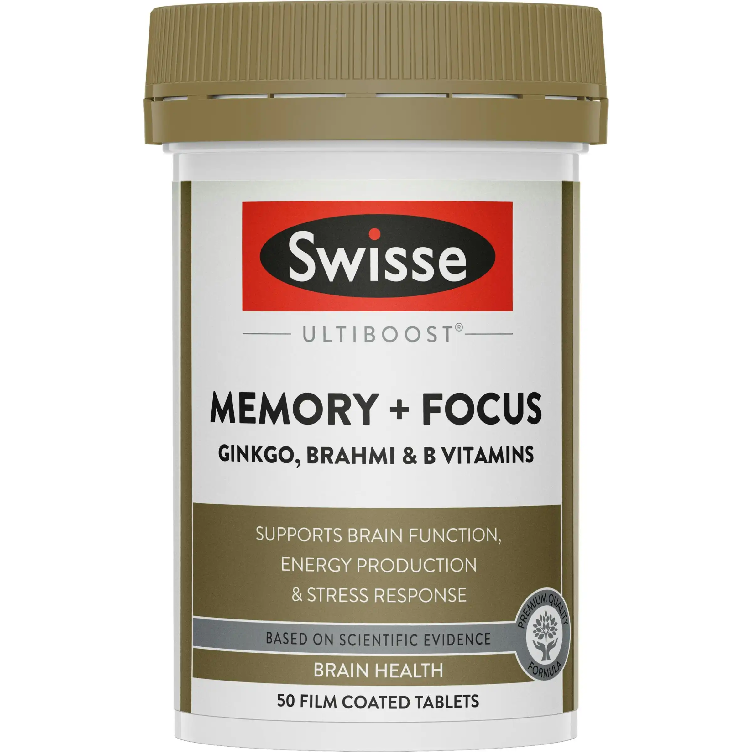 Swisse Ultiboost Memory + Focus 50 Tablets