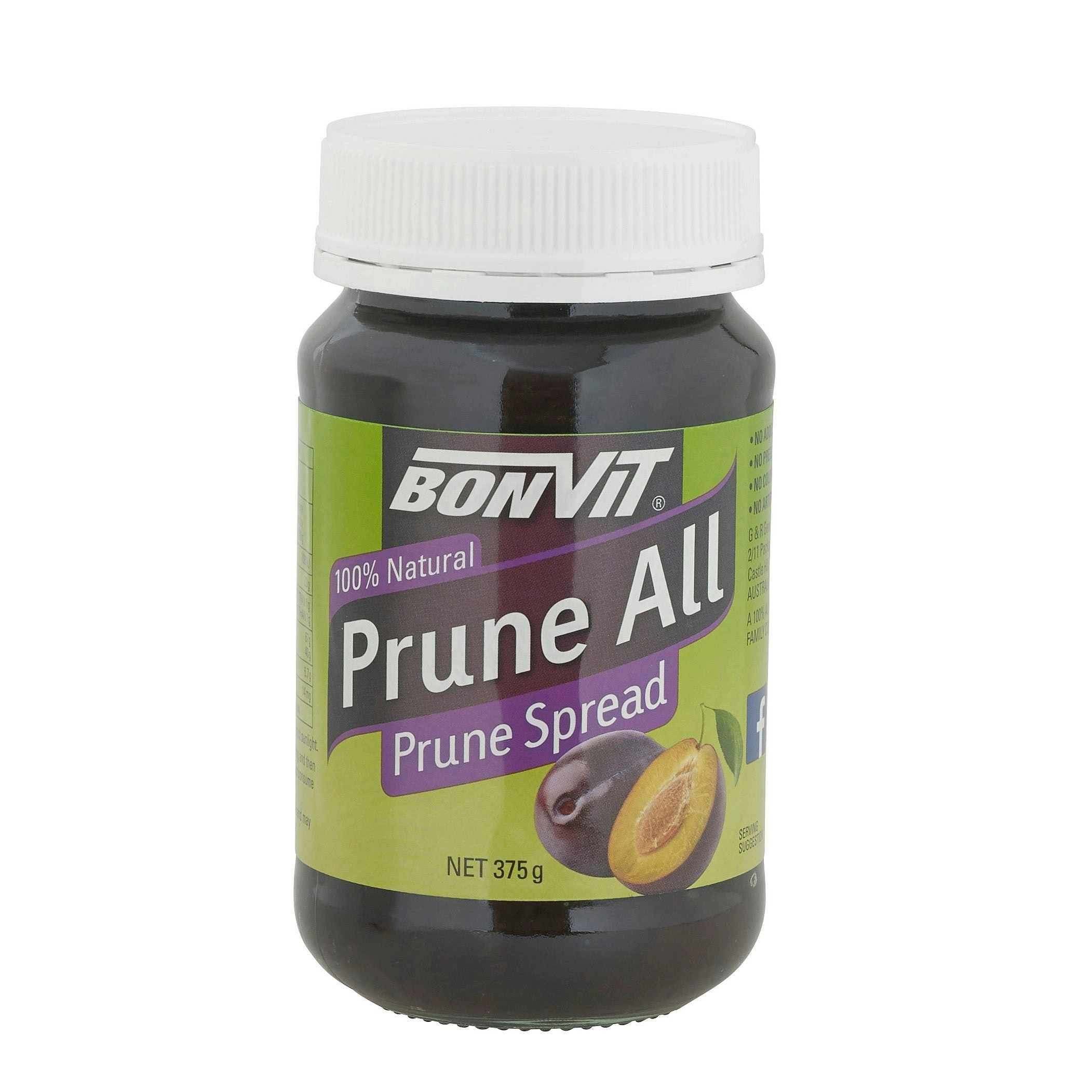 Bonvit Spread Prune 375g