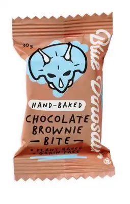 Blue Dinosaur Bite Chocolate Brownie 30g (Pack of 18)