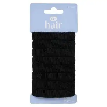 Pharmacy Health TEXTURED ELASTICS BLACK 8PK