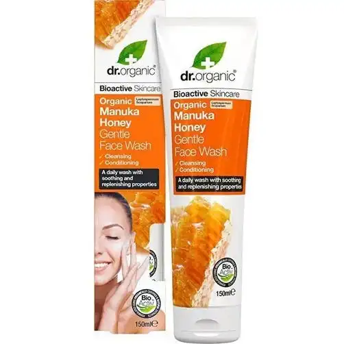 Dr Organic Face Wash Gentle Organic Manuka Honey 150ml