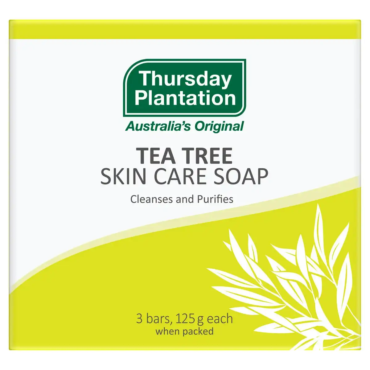 Thursday Plantation Tea Tree Soap 125g x 3 Pk