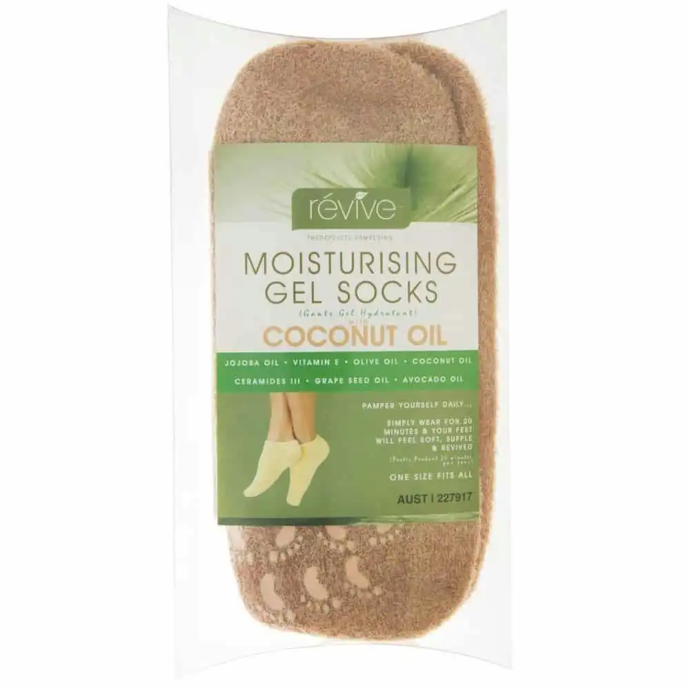 Revive Moisturising Gel Socks with Coconut Oil