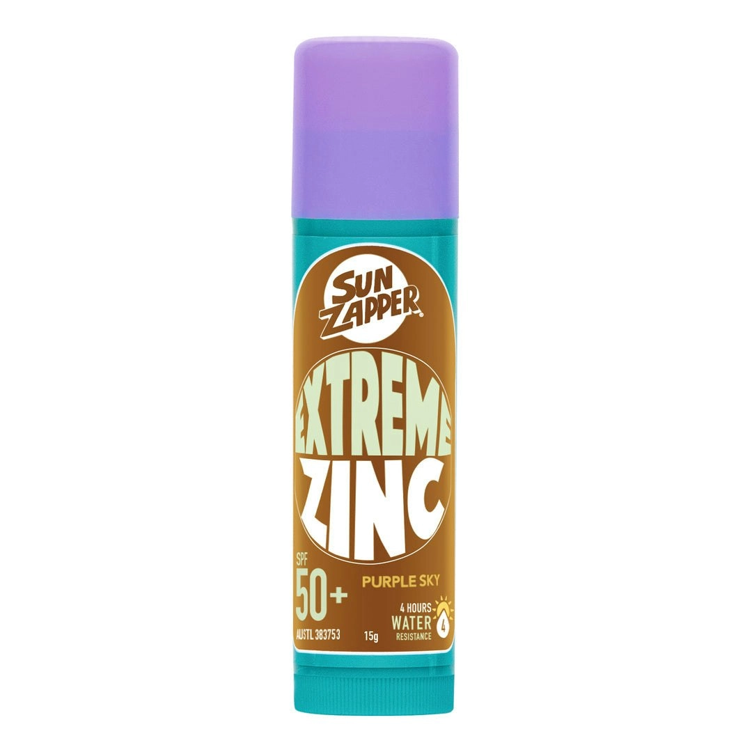 Sun Zapper Extreme ZINC STICK 15G PURPLE SKY