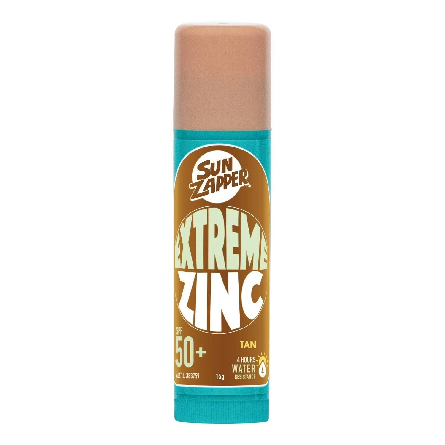 Sun Zapper Ext Zinc Stick 15g Tan