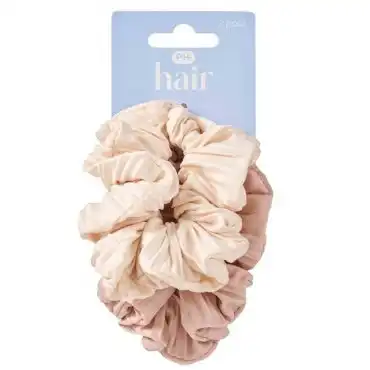 Pharmacy Health SCRUNCHIE LUXE NUDE 2PK