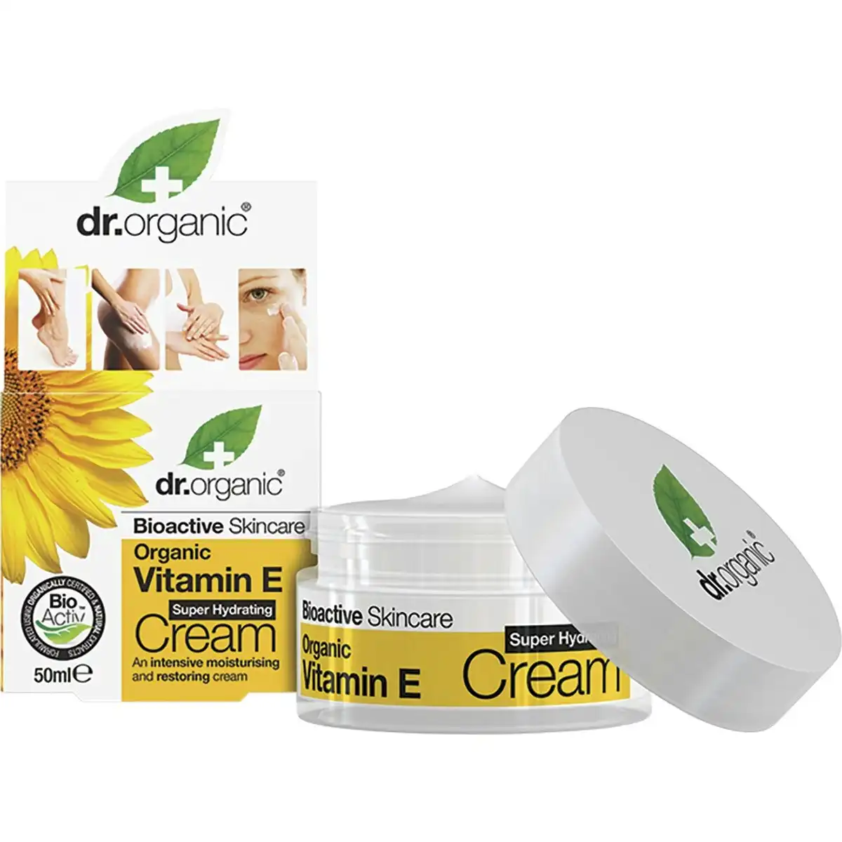 Dr Organic Hydrating Cream Organic Vitamin E 50ml