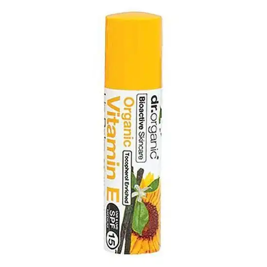 Dr Organic Lip Balm - SPF 15 Organic Vitamin E 5.7ml