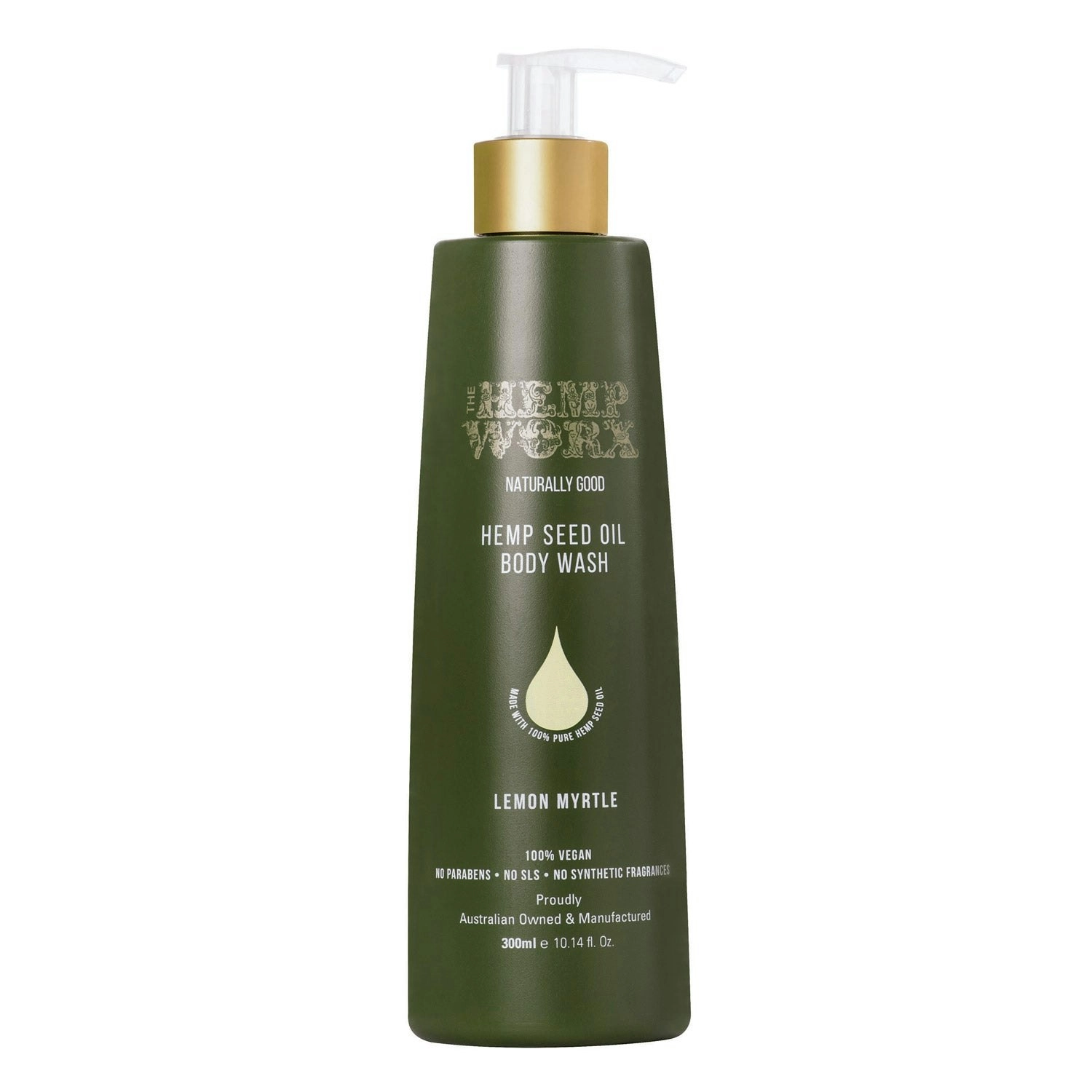 The Hemp Worx Lemon Myrtle Body Wash 300ml