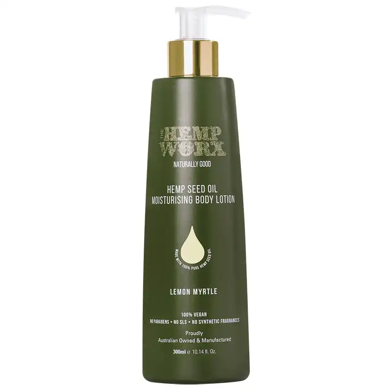 The Hemp Worx Lemon Myrtle Body Lotion 300ml