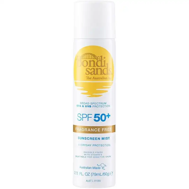 Bondi Sands SPF 50+ Fragrance Free Face Mist 60g