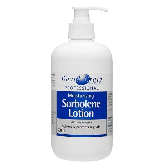 David Craig Sorbolene Lotion & Glyc 10% Pump 500g