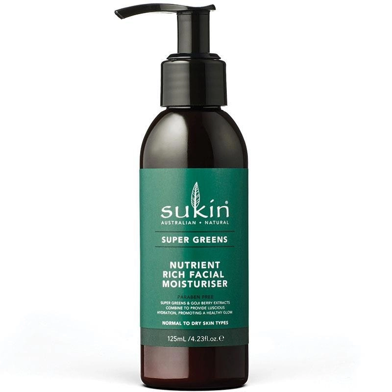 Sukin Super Greens Nutrient Rich Facial Moisturiser 125ml