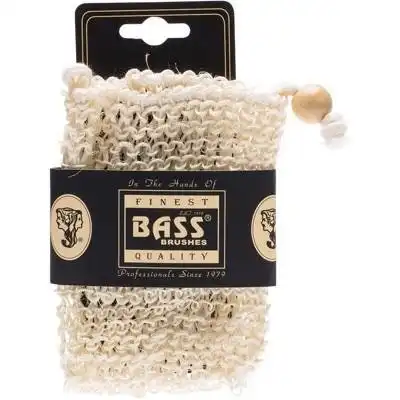 BASS BODY Care Sisal Soap Holder Pouch With Drawstring, Firm 1