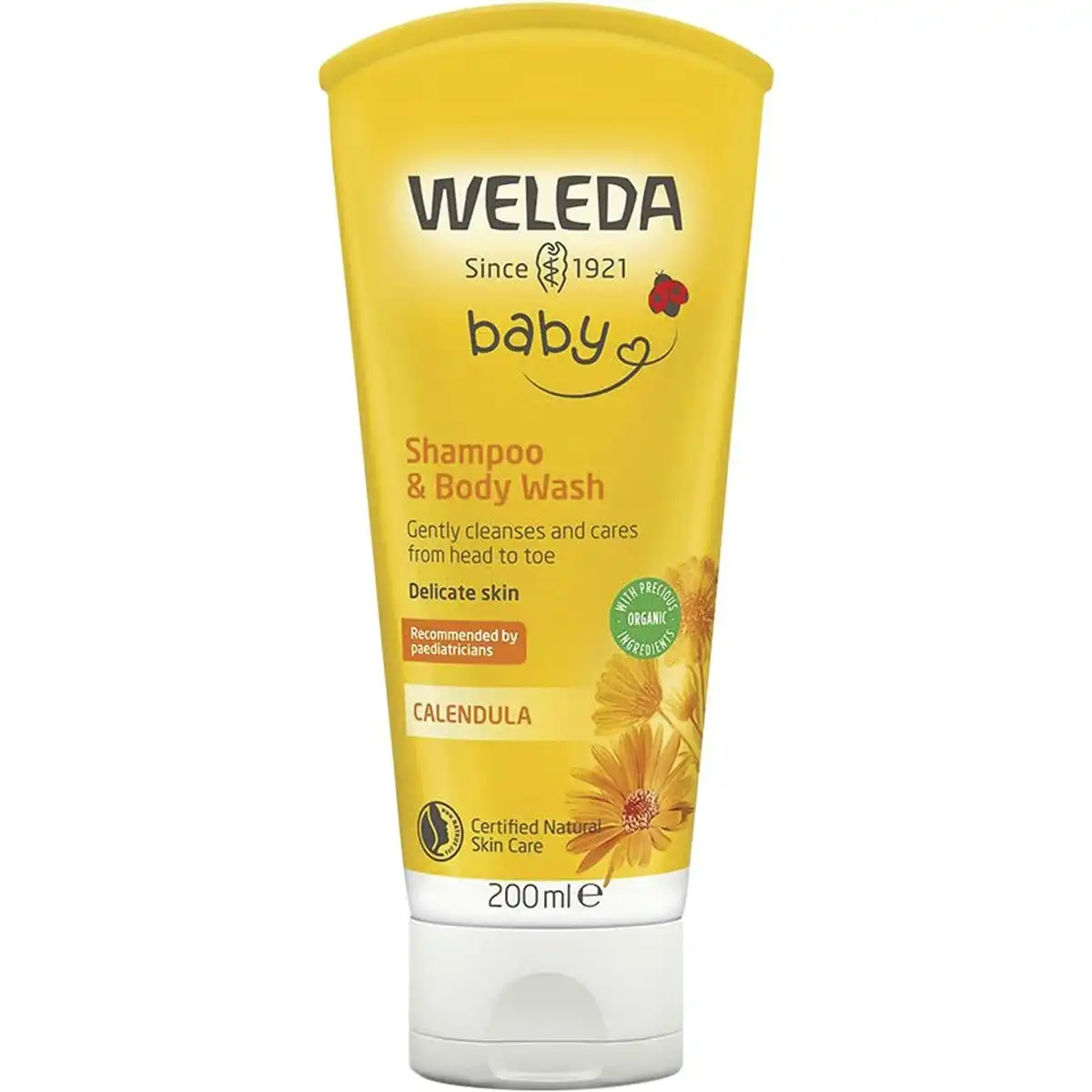 Weleda Baby Shampoo & Body Wash Calendula 200ml