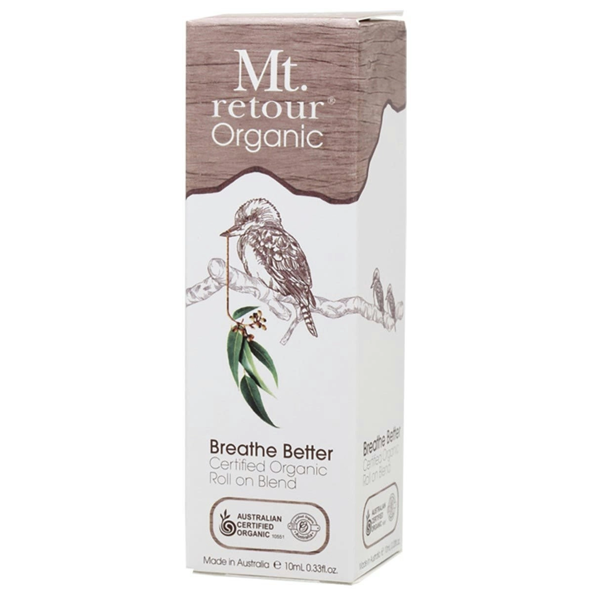 Mt Retour Essential Oil (100%) Breathe Better Blend (Roll-on) 10ml