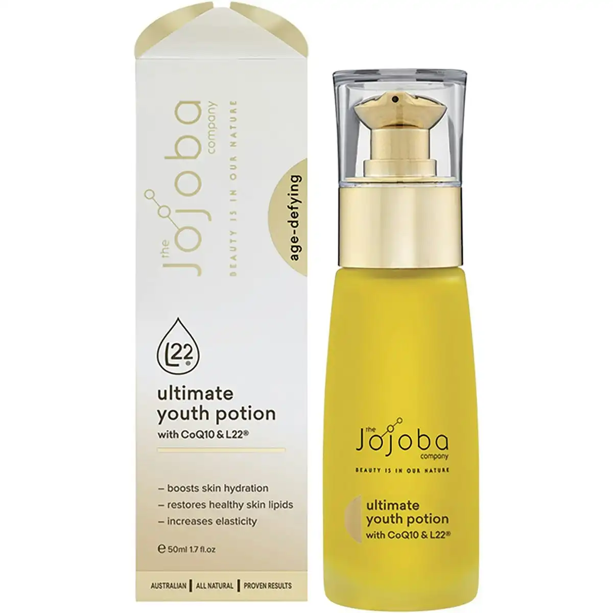 The Jojoba Company Jojoba Ultimate Youth Potion With CoQ10 & L22(R) 50ml