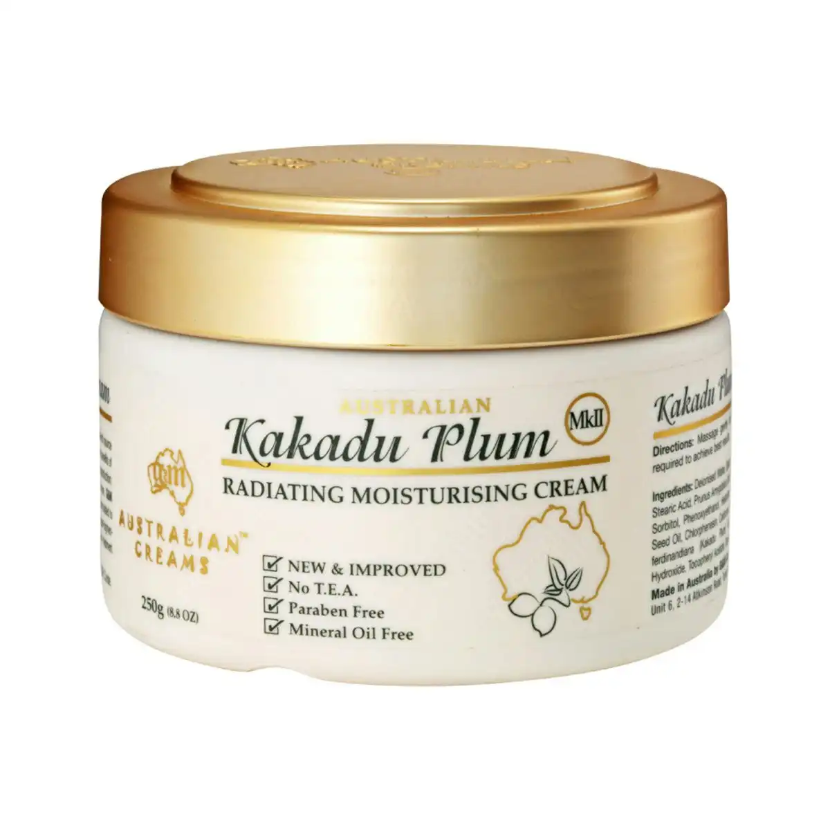 Australian Creams MkII Kakadu Plum Radiating Moisturising Cream 250g