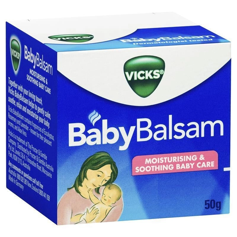 Vicks Baby Balsam Decongestant Chest Rub 50g