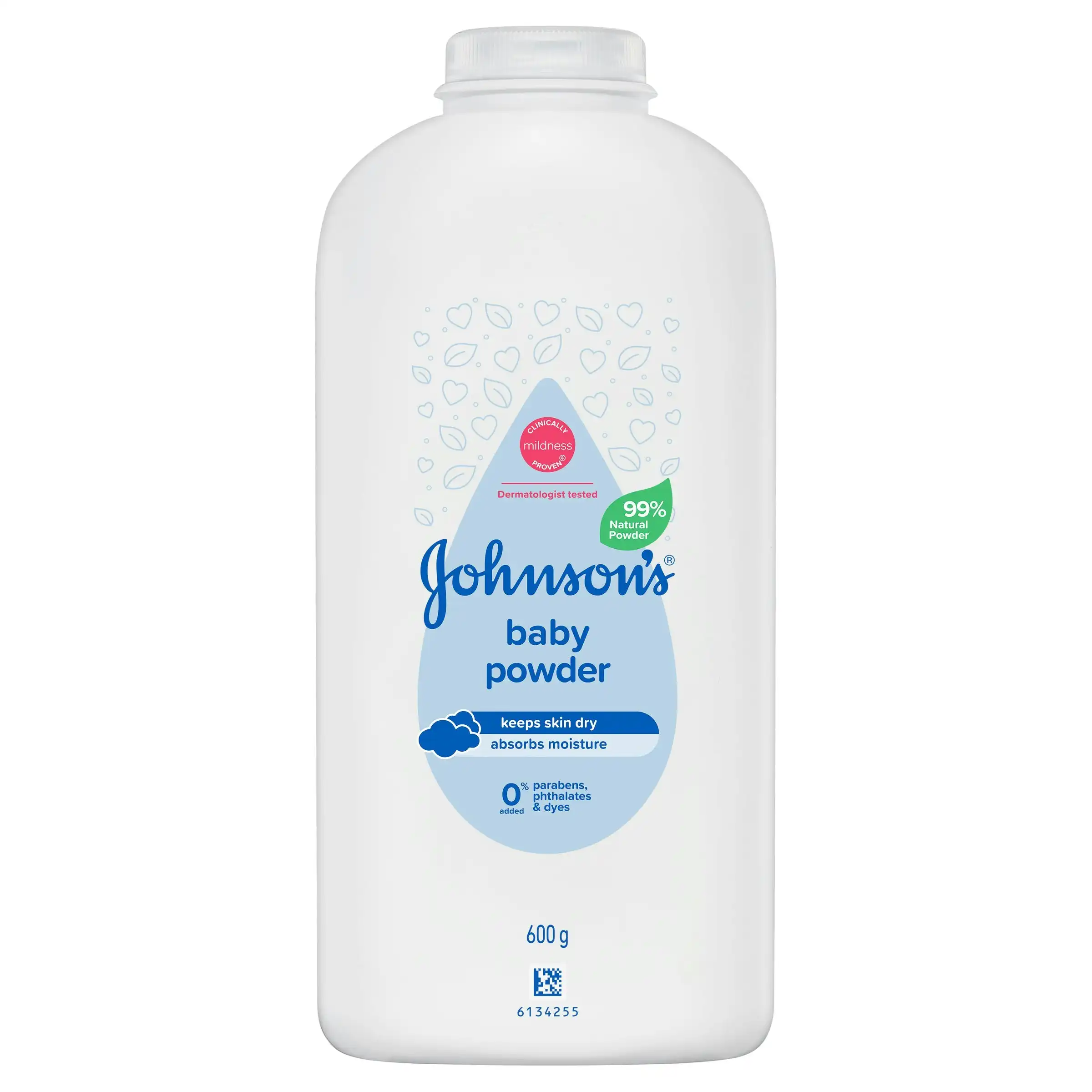 Johnson's Baby Powder 600g New