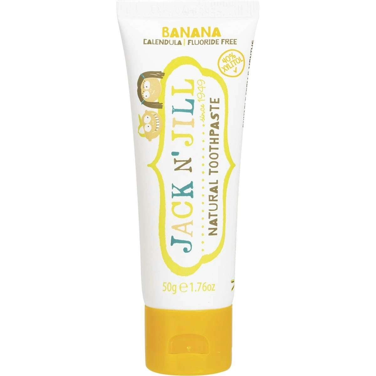 Jack N' Jill Toothpaste Children Banana Fluoride Free 50g