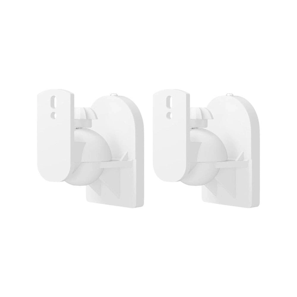 Goobay Speaker Wall Mount Bracket Universal Swivel & Tilt White for up to 3.5kg Enclosures