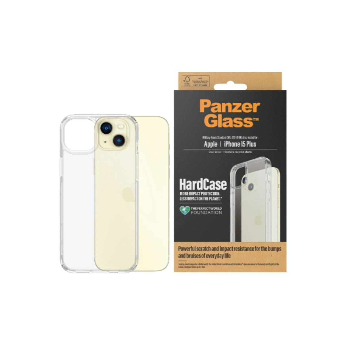 PanzerGlass Hardcase Phone Case for iPhone 15 Plus