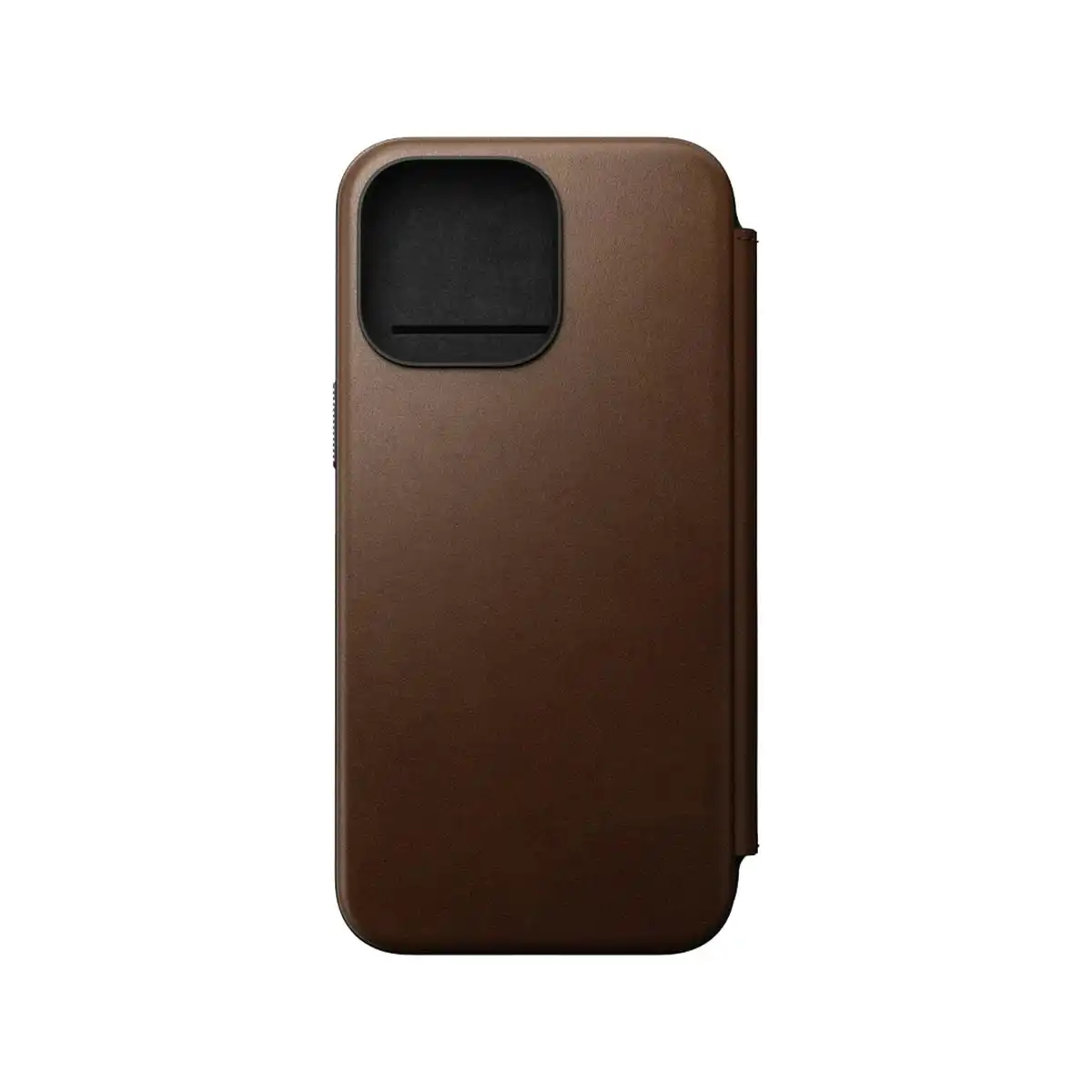 Nomad Leather Folio Case for iPhone 15 Pro Max - Brown - NMD