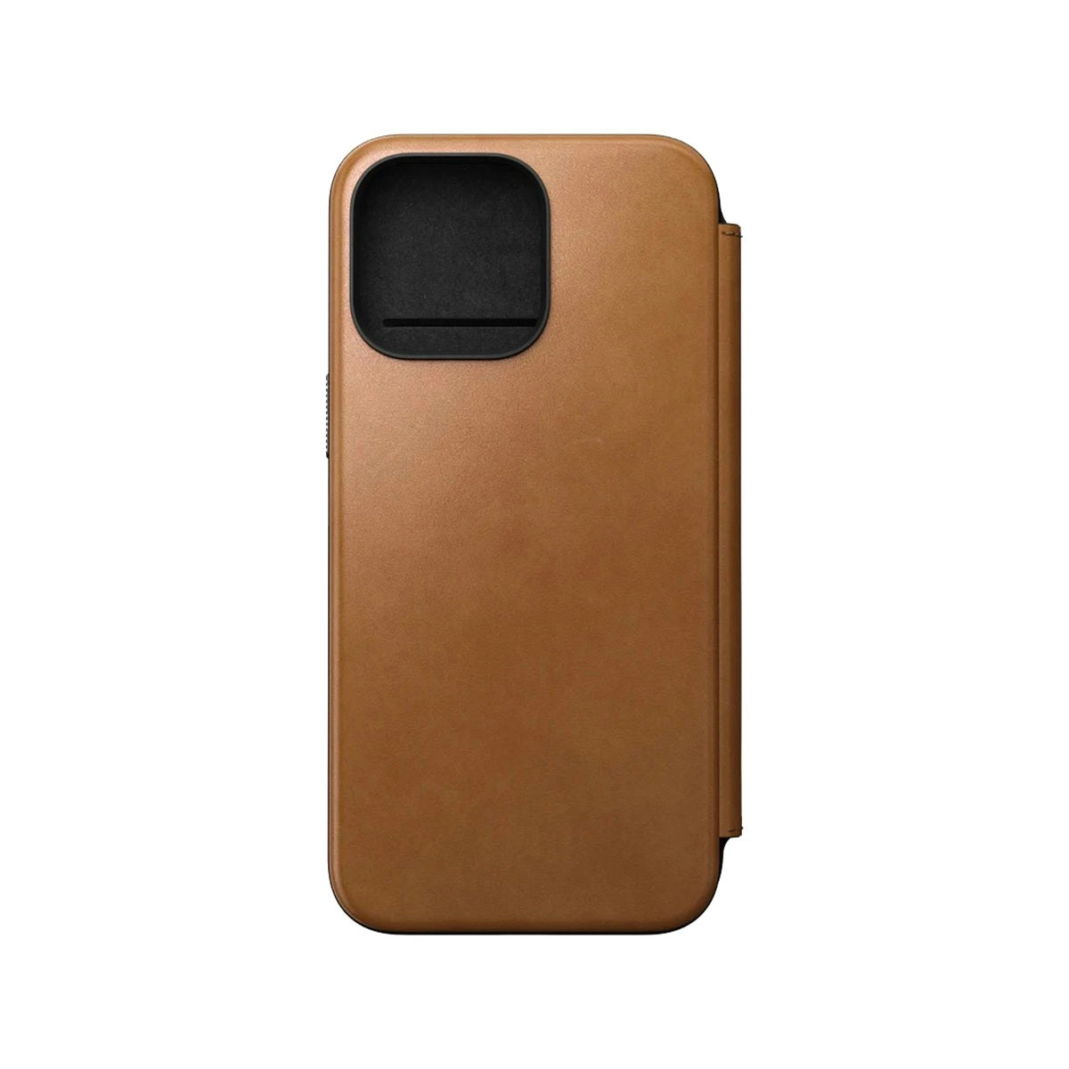 Nomad Leather Folio Case for iPhone 15 Pro Max - English Tan - NMD