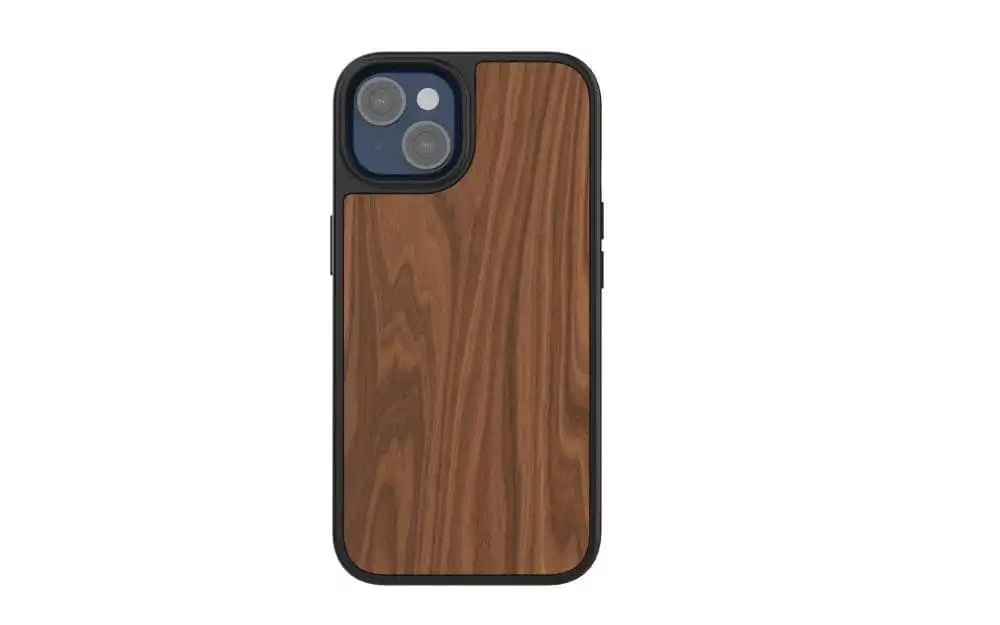 Impact Zero(R) Walnut Protective Case for iPhone 13