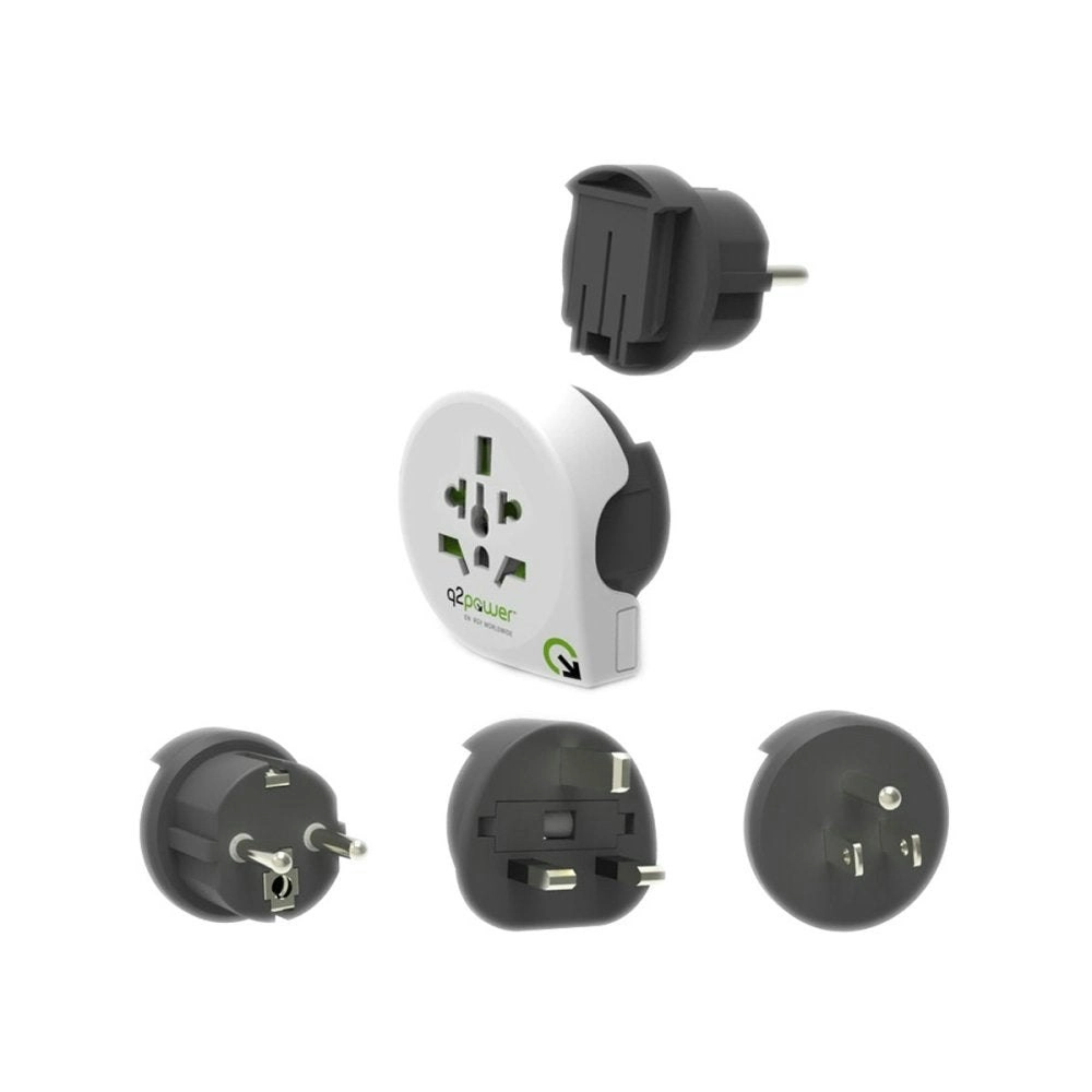 Q2 Power 3 in 1 Outbound International Adaptors