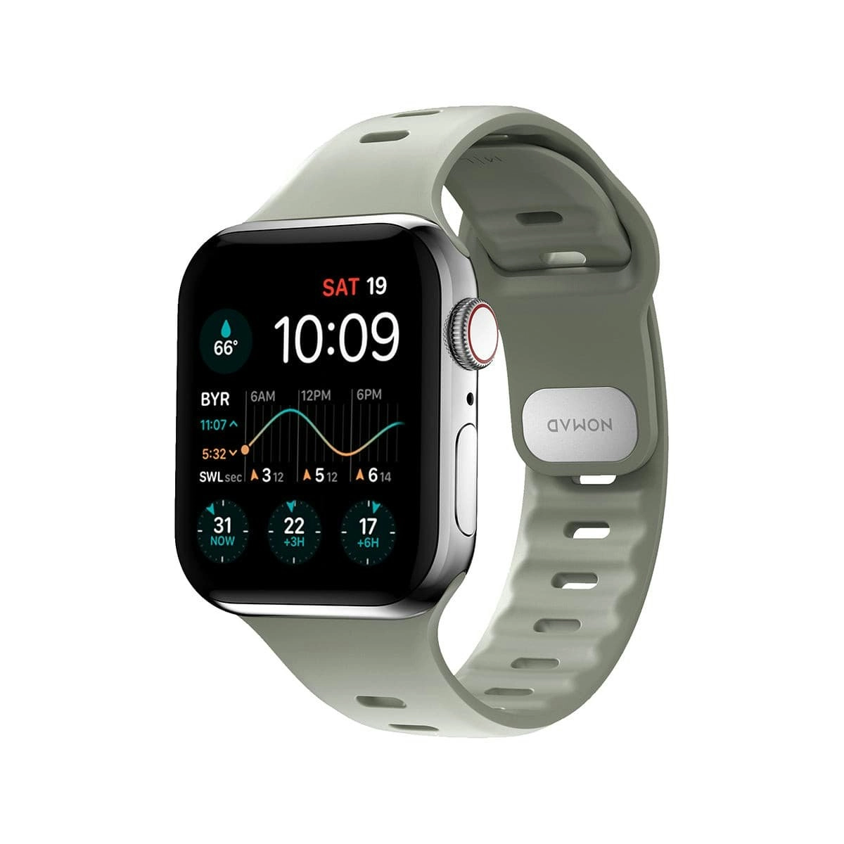 Nomad Sport Slim 45mm / 49mm Band for Apple Watch - Sage