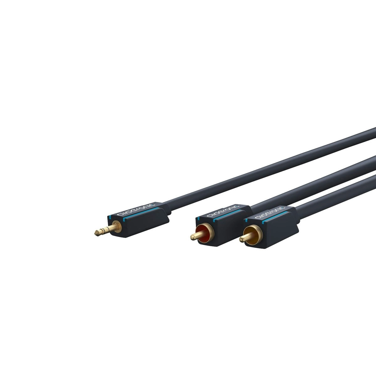 Clicktronic 3.5mm AUX to RCA Cable - 5m